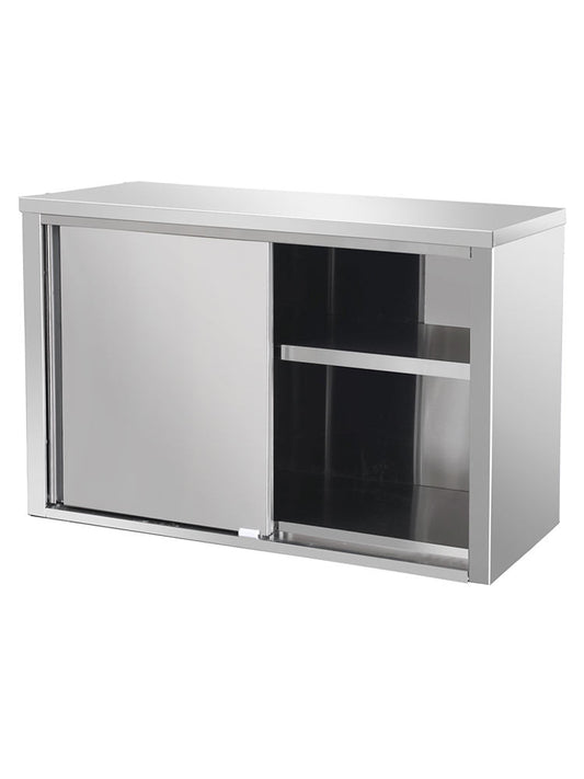 Commercial Stainless Steel Wall Cabinet with Sliding Doors (KD Design)