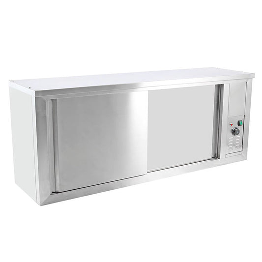 Commercial Stainless Steel Wall-Mounted Heated Plate Cabinet with Thermostat