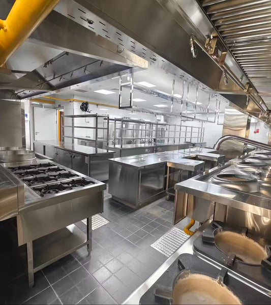 Space-Optimized Commercial Kitchen: High-Density Equipment Solution in Weifang