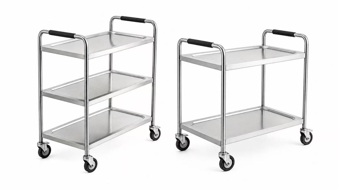 Round tube stainless steel trolley assembly guide by SENFON