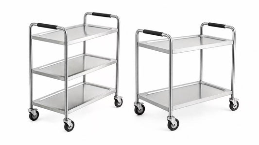 Round tube stainless steel trolley assembly guide by SENFON