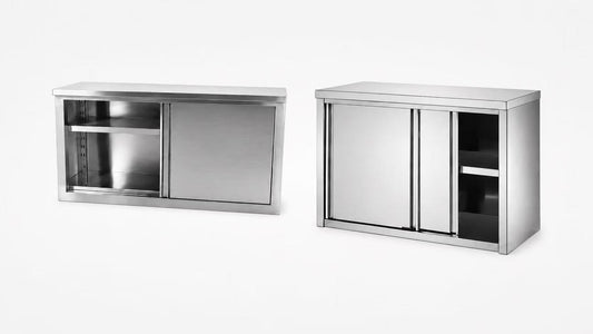 Wall-mounted stainless steel cabinet assembly guide by SENFON
