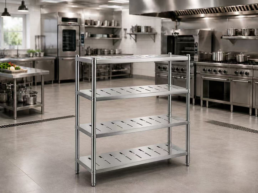 Heavy duty commercial stainless steel multi tier storage rack - SENFON China Shandong factory
