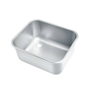 Stainless steel commercial sink for industrial kitchens, durable and easy to clean