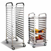 SENFON Professional Double Section Sheet Pan Rack | 0.7-2.0mm Thickness | Fully Customizable Tiers
