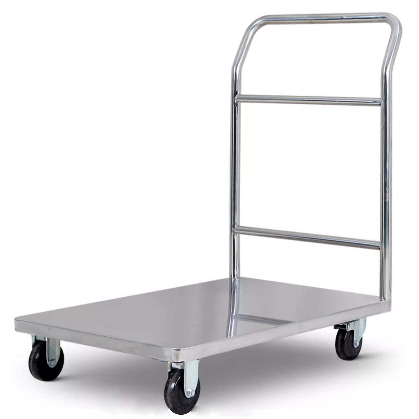 Commercial Heavy-Duty Welded Stainless Steel Platform Truck | High Load Capacity