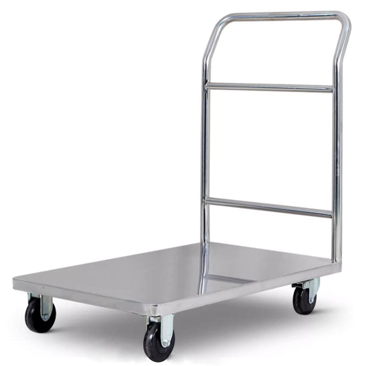 Commercial Heavy-Duty Welded Stainless Steel Platform Truck | High Load Capacity