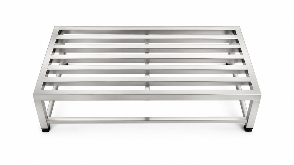 SENFON commercial stainless steel dunnage rack for grain and flour storage