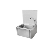 SENFON commercial knee-operated hand wash sink with high backsplash