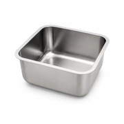 SENFON commercial deep-drawn stainless steel sink bowl with center drain