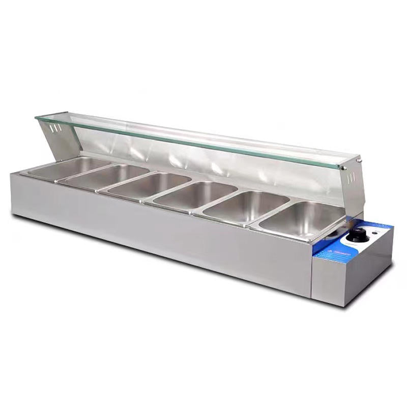 Custom Commercial Countertop Bain Marie Food Warmer