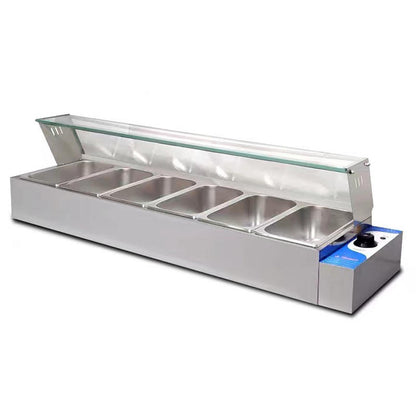 Custom Commercial Countertop Bain Marie Food Warmer