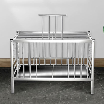 Heavy-Duty Stainless Steel Poultry Cage | Modular Knock-Down Design | For Chickens, Ducks, Geese & Pigeons