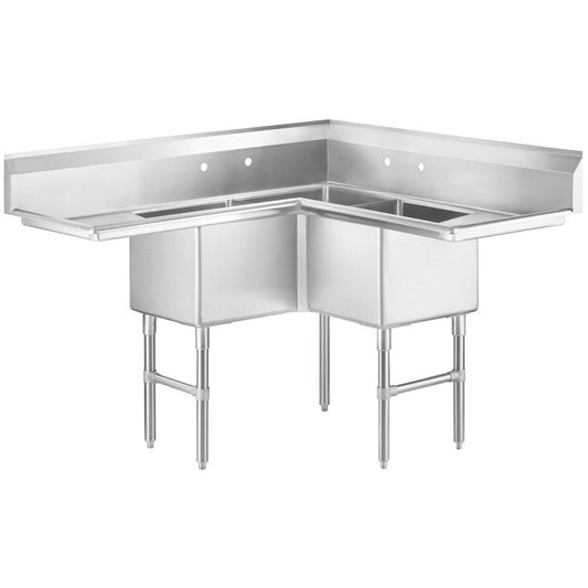 Customizable Stainless Steel Kitchen Sink | 1-3 Compartments | Full Knock-Down Design (American/European Style)