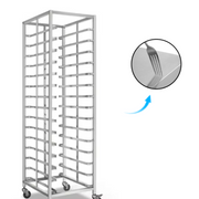 SENFON Professional Stainless Steel Sheet Pan Rack | 0.7mm-2.0mm Custom Thickness | Global Export Bakery Trolley