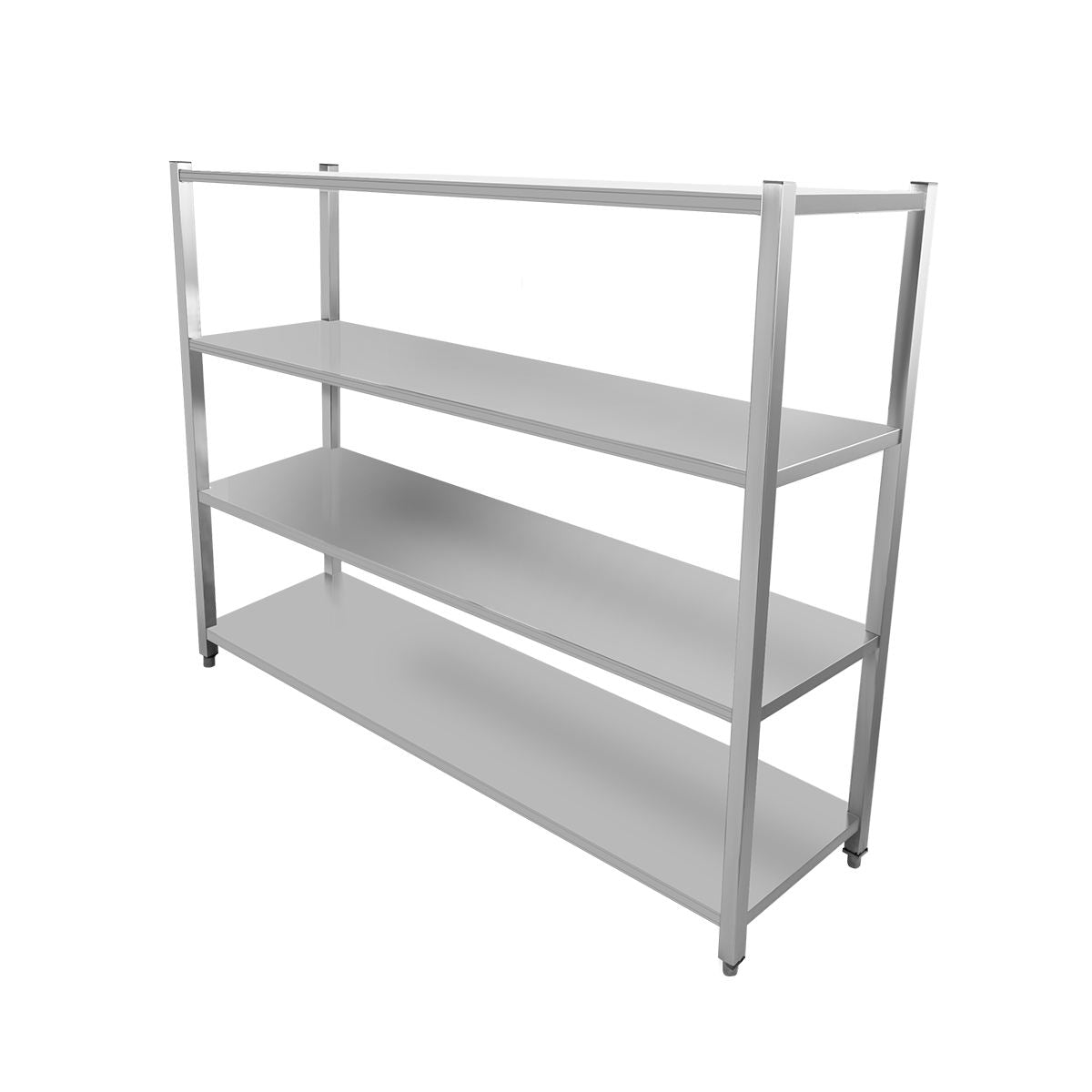 Customizable Commercial Stainless Steel Multi-Tier Shelving Unit