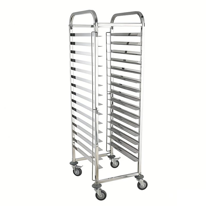 SENFON Professional Stainless Steel Sheet Pan Rack | 0.7mm-2.0mm Custom Thickness | Global Export Bakery Trolley