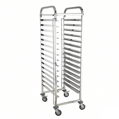 SENFON Professional Stainless Steel Sheet Pan Rack | 0.7mm-2.0mm Custom Thickness | Global Export Bakery Trolley
