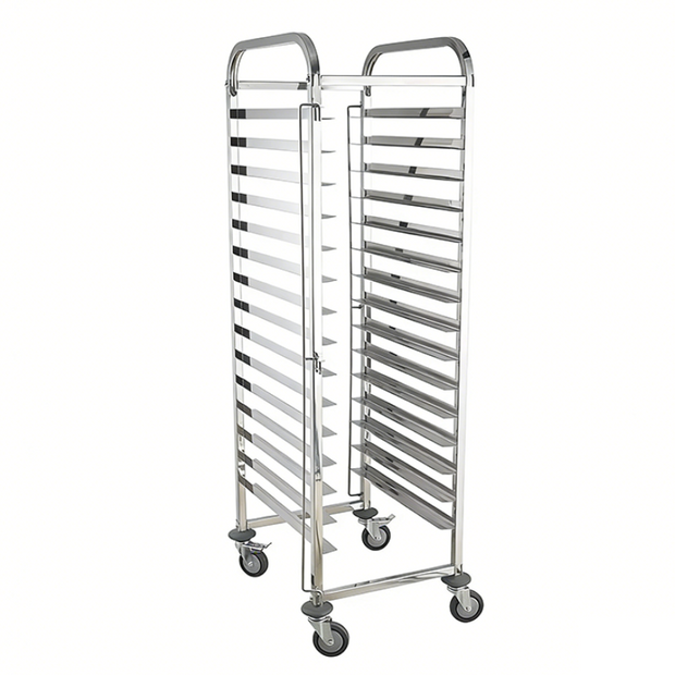 SENFON Professional Stainless Steel Sheet Pan Rack | 0.7mm-2.0mm Custom Thickness | Global Export Bakery Trolley