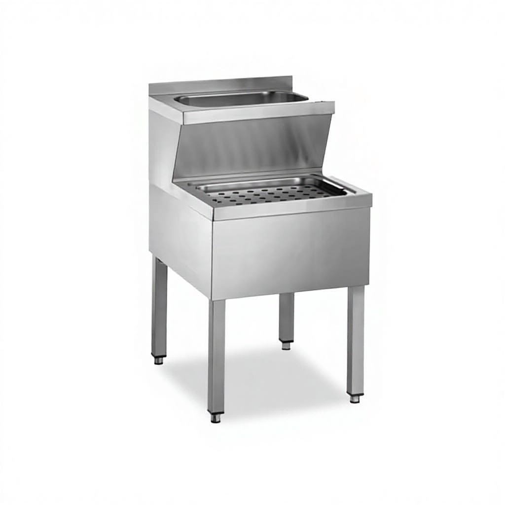 SENFON 2-in-1 Stainless Steel Combo Sink | Hand Wash & Mop Service Basin | 0.7-1.2mm Custom Thickness