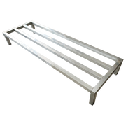 Custom stainless steel dunnage rack for off-floor dry storage