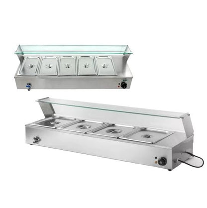 Custom Commercial Countertop Bain Marie Food Warmer