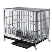 Animal cage with removable lower collection tray