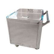 SENFON commercial double-wall mobile stainless steel flour bin