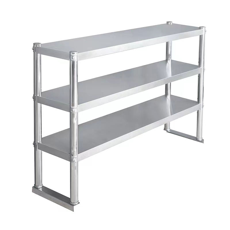 SENFON commercial 2-3 tier stainless steel worktable over-shelf