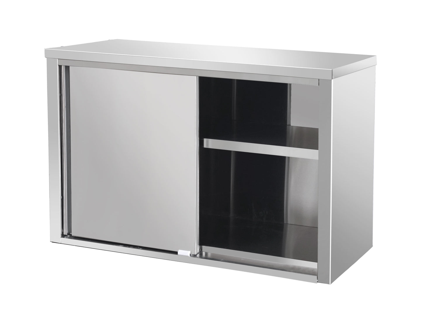 Commercial Stainless Steel Wall Cabinet with Sliding Doors (KD Design)