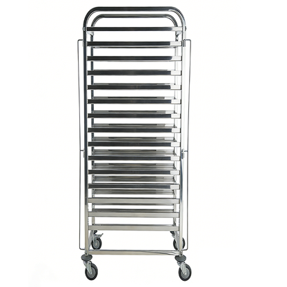 SENFON Professional Stainless Steel Sheet Pan Rack | 0.7mm-2.0mm Custom Thickness | Global Export Bakery Trolley