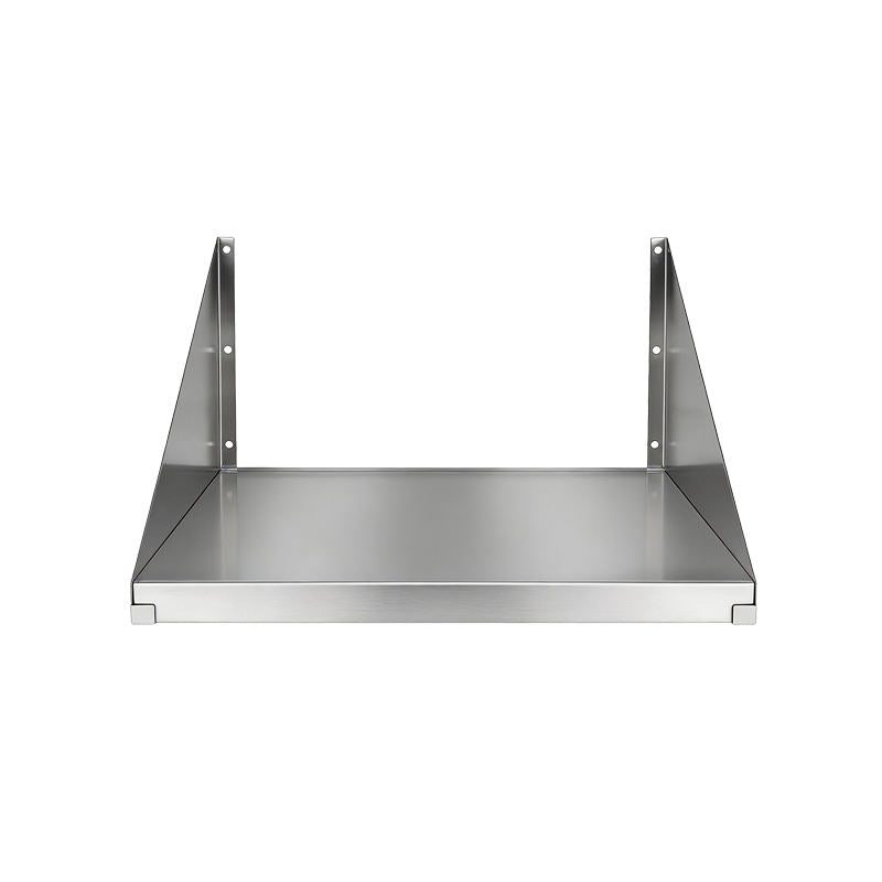 SENFON commercial stainless steel wall shelf with side guards