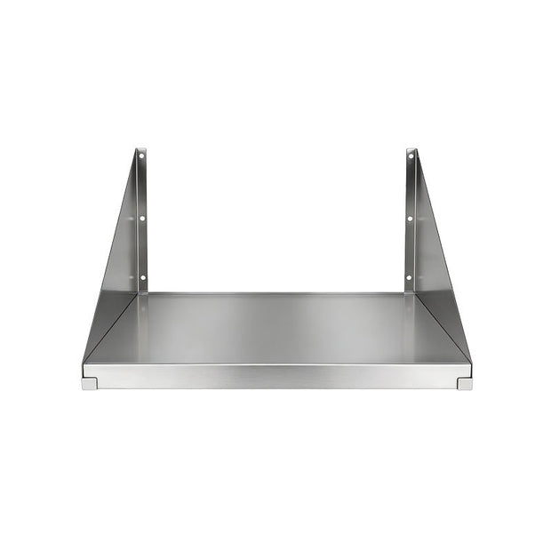SENFON commercial stainless steel wall shelf with side guards