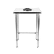Custom stainless steel waste sorting table for dishwashing area