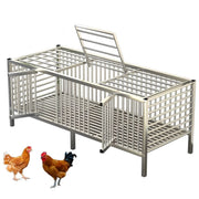 SENFON commercial knock-down stainless steel poultry cage
