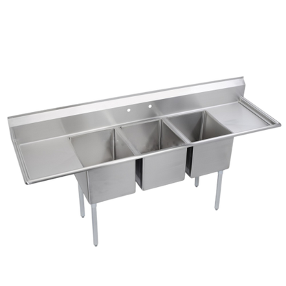 Customizable Stainless Steel Kitchen Sink | 1-3 Compartments | Full Knock-Down Design (American/European Style)