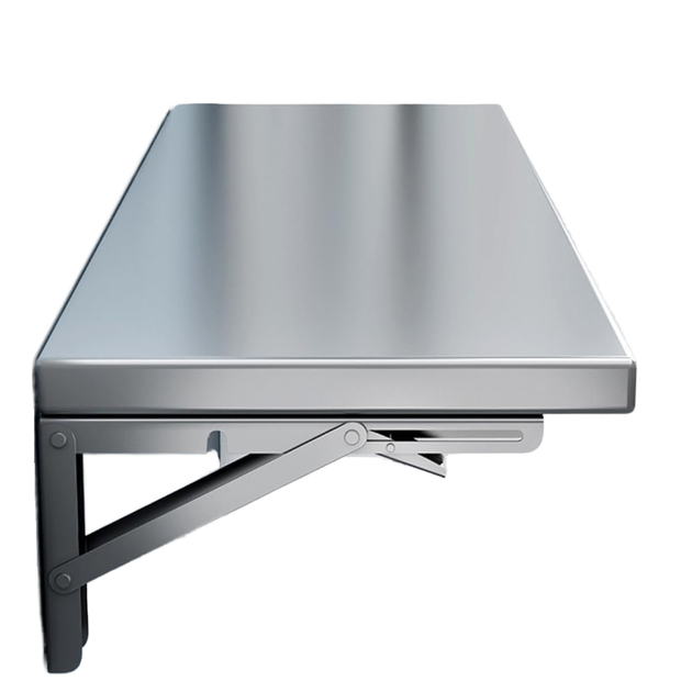 SENFON commercial foldable stainless steel wall-mounted shelf