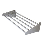 SENFON commercial wall-mounted stainless steel tubular shelf