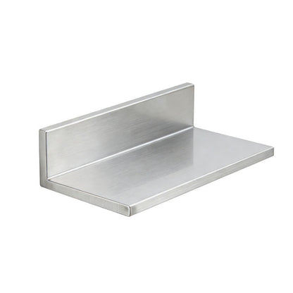 Customizable Stainless Steel Wall-Mounted Solid Tiered Shelf | 2-4 Tiers | Heavy-Duty Storage Rack