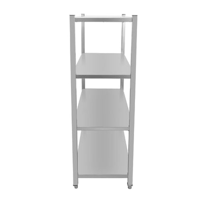 Customizable Commercial Stainless Steel Multi-Tier Shelving Unit