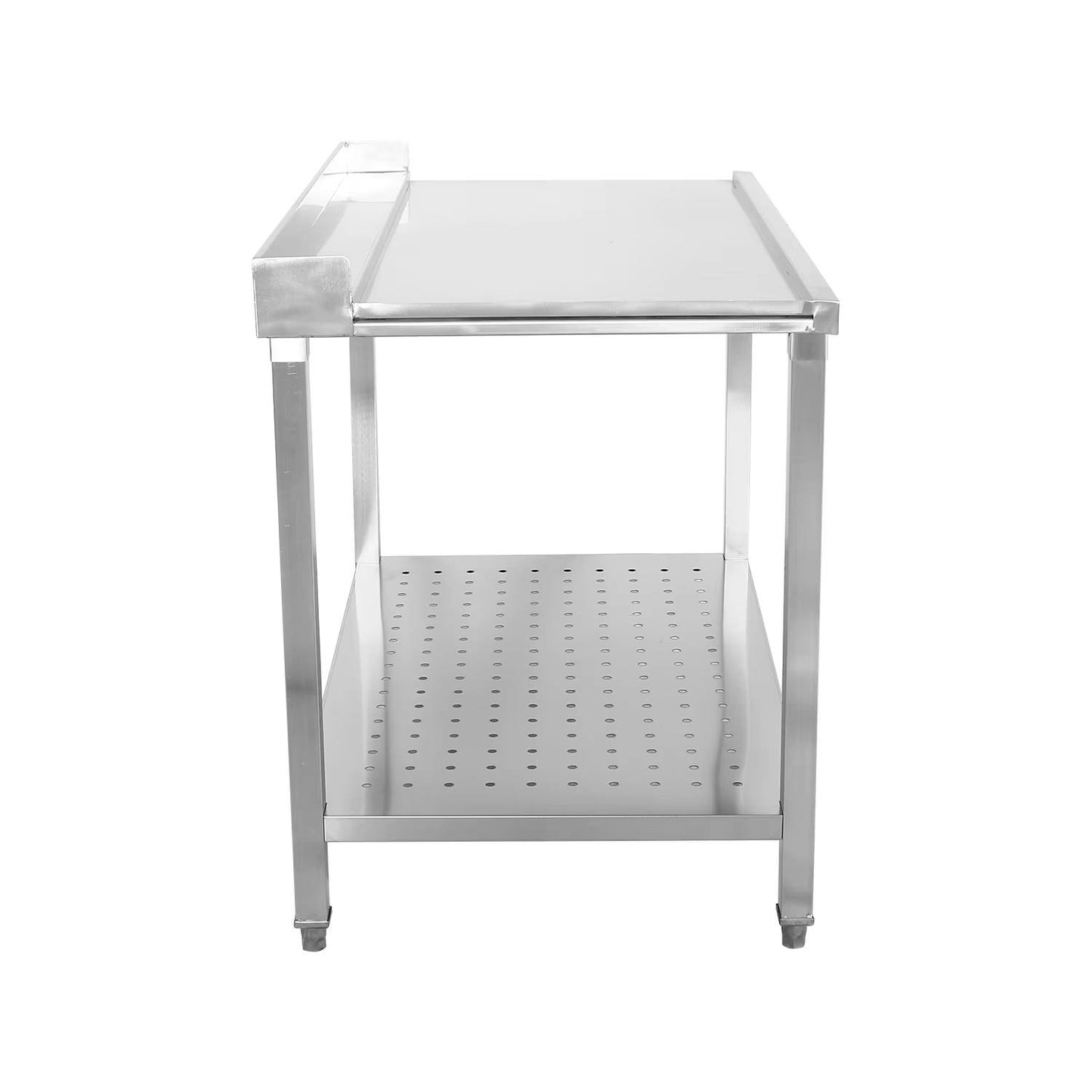 Customizable Stainless Steel Dishwasher Tabling | Inlet & Outlet Stations