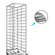 SENFON Professional Stainless Steel Sheet Pan Rack | 0.7mm-2.0mm Custom Thickness | Global Export Bakery Trolley