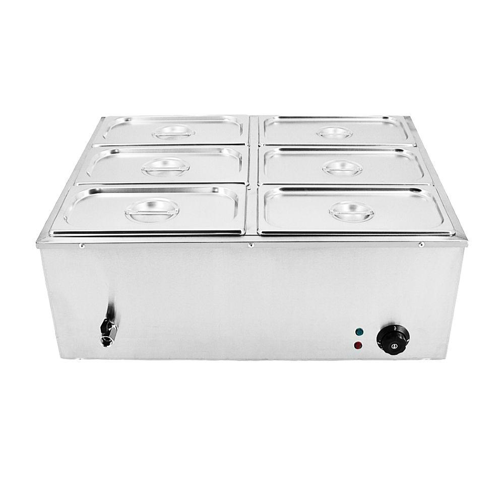 Custom Commercial Countertop Bain Marie Food Warmer