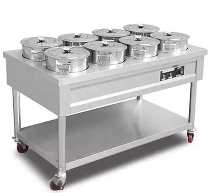 SENFON Professional Mobile Electric Soup & Porridge Warmer Table | 0.7-2.0mm Custom thickness