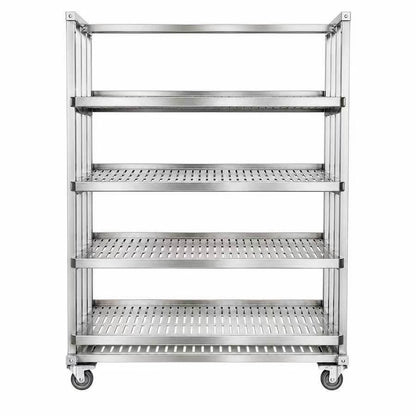 Commercial stainless steel dish sterilization trolley for stainless steel plates, melamine plates and dish trays in canteens and central kitchens
