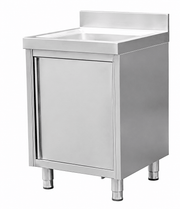 Stainless steel triple bowl sink cabinet for B2B commercial kitchen projects