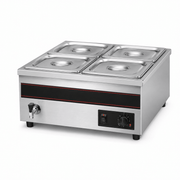 SUS201 SUS304 tabletop water bath food warmer with custom voltage and plug for B2B kitchens